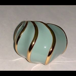 New Coach Enamel Dome Ring Size 6